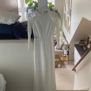 Chic White Lace Jumpsuit